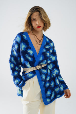 Cardigan Mavi