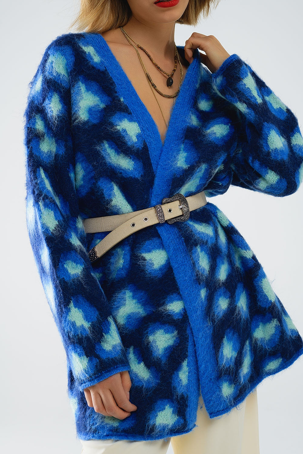 Cardigan Mavi