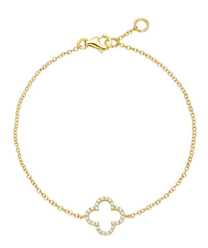 Kleeblatt-Armband