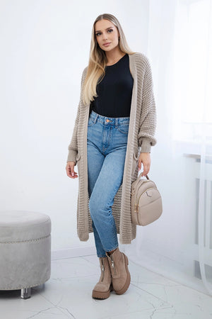 Strickjacke Ajour