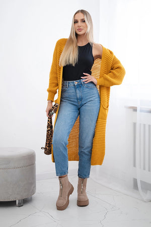 Strickjacke Ajour