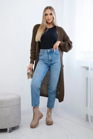 Strickjacke Ajour